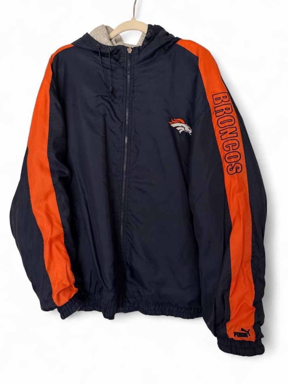 Vintage PUMA x Denver Broncos reversible 2-in-1 jacket coat Size XL